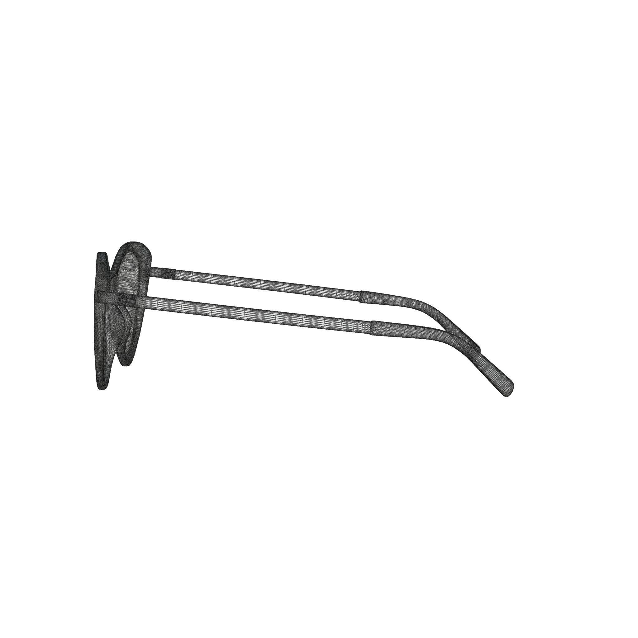 Eco - Iona Turquoise Glasses Low-poly 3D model_8