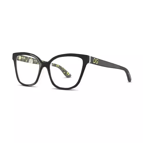 Dolce Gabbana - DG3321 Glasses Low-poly 3D model