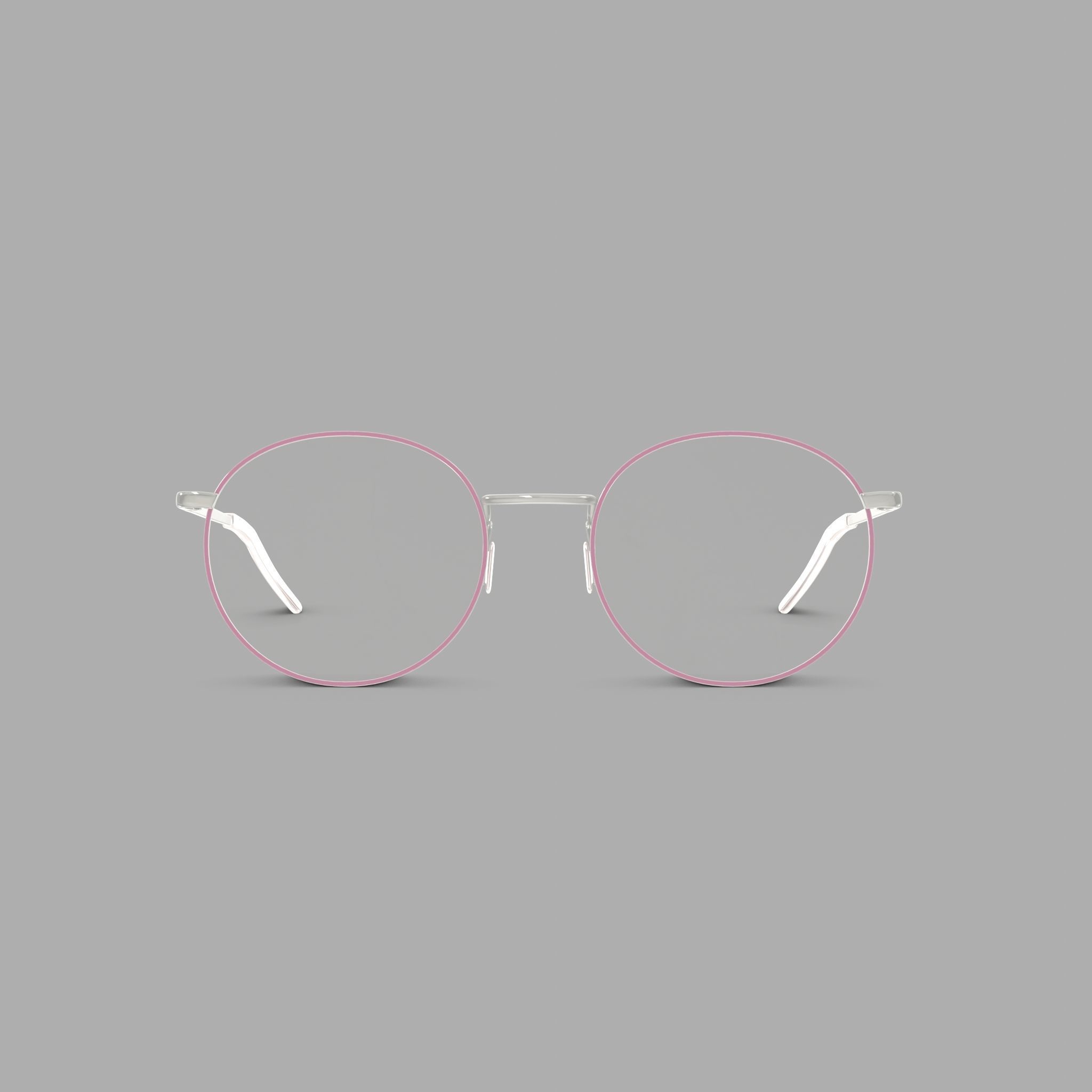 Eco - Naples Lavander Silver Glasses Low-poly 3D model_2