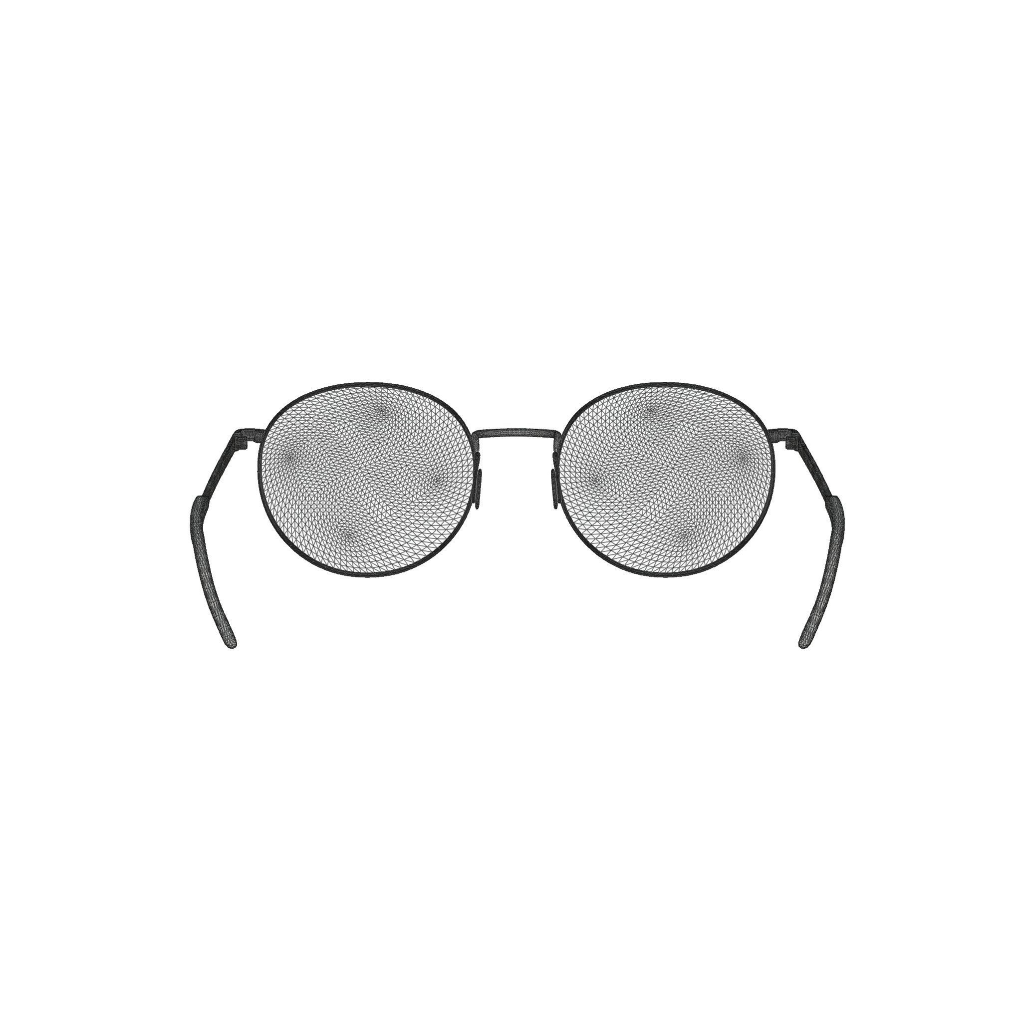 Eco - Naples Lavander Silver Glasses Low-poly 3D model_5