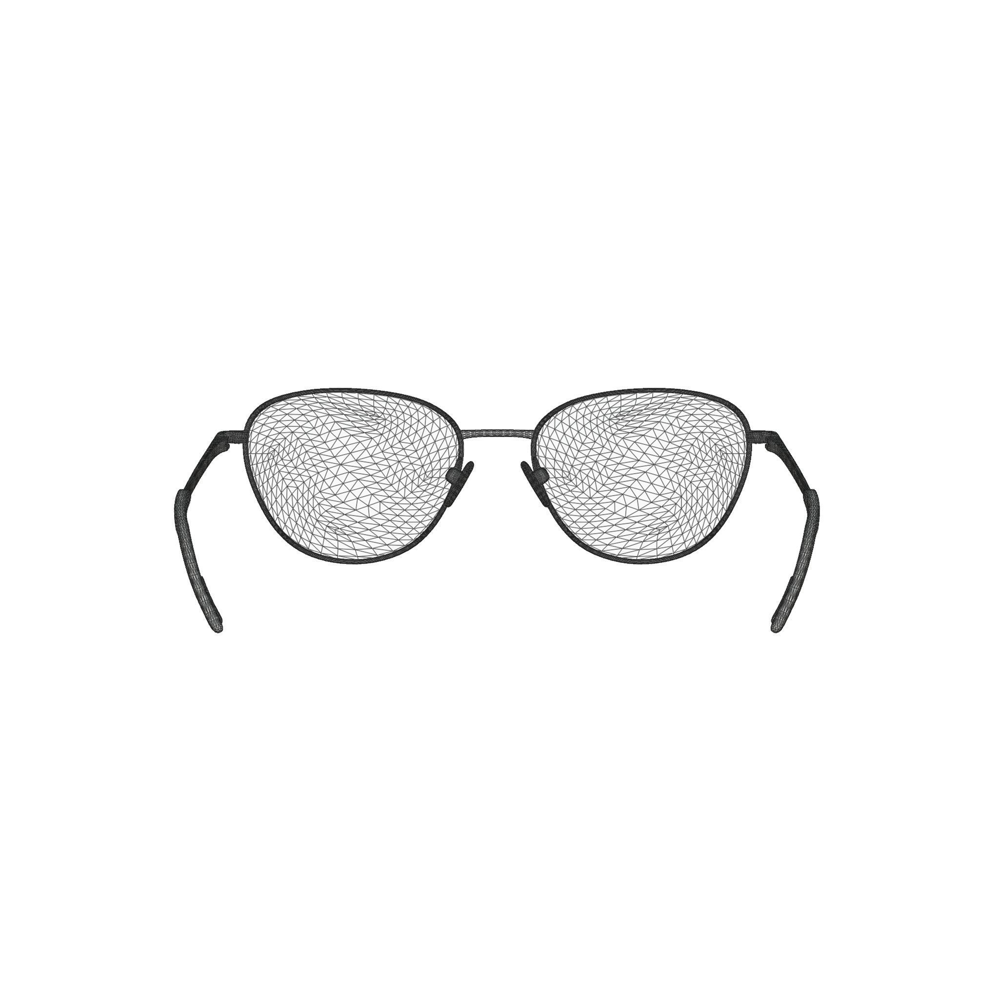 Eco - Manila Pink Rose Gold Glasses Low-poly 3D model_5