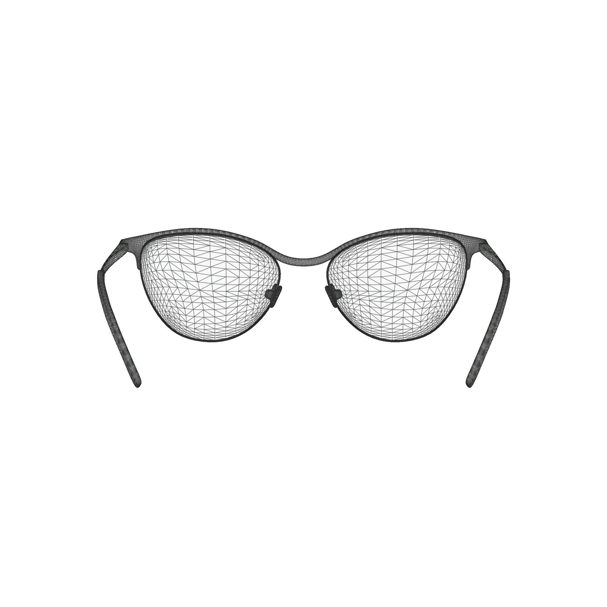 Eco - Livigno Nude Rose Gold Glasses Low-poly 3D model_5