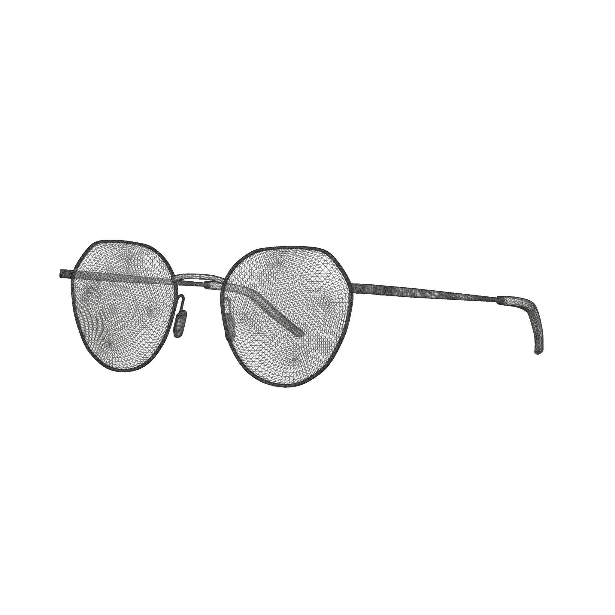Eco - Dakar Red Gun Glasses Low-poly 3D model_4