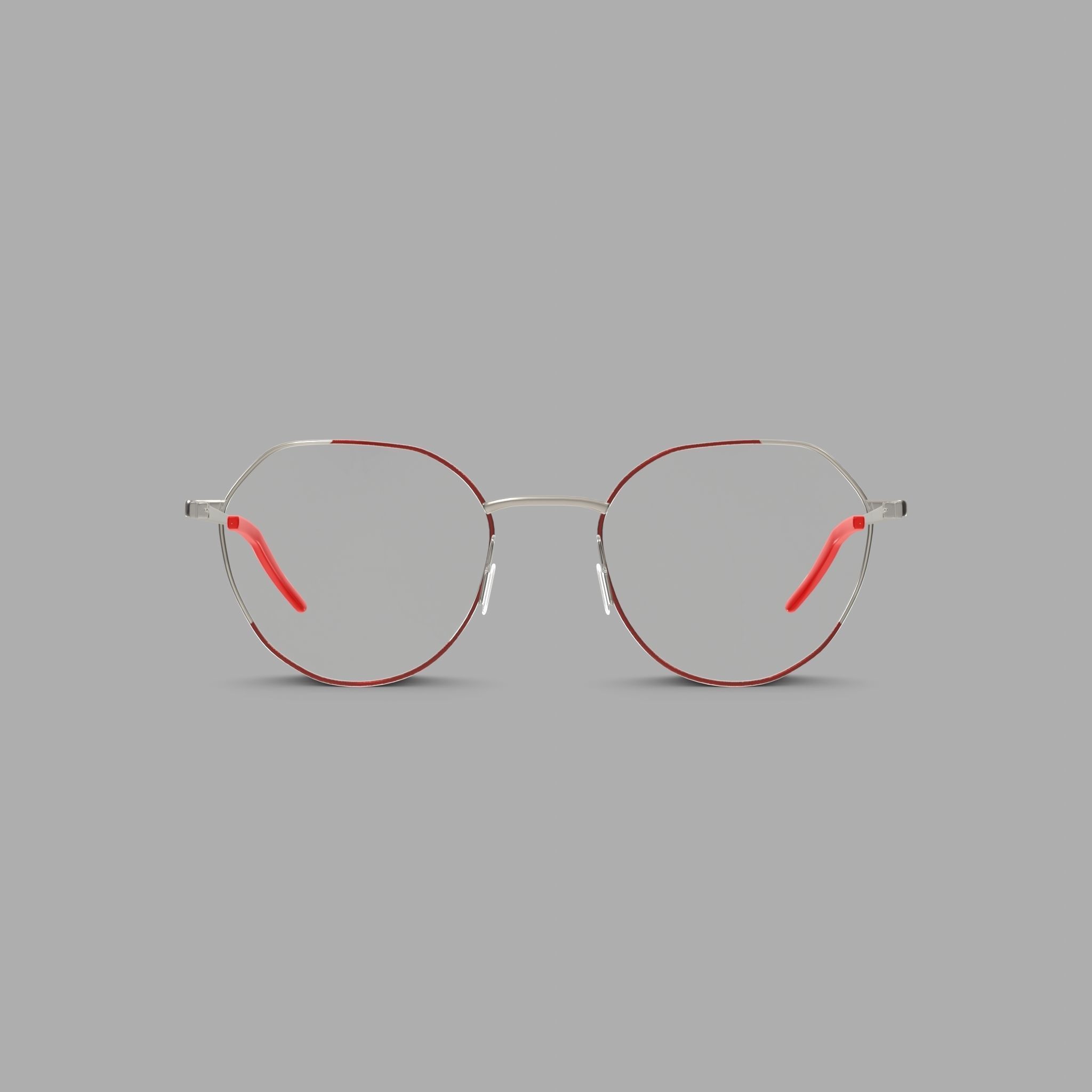 Eco - Dakar Red Gun Glasses Low-poly 3D model_2