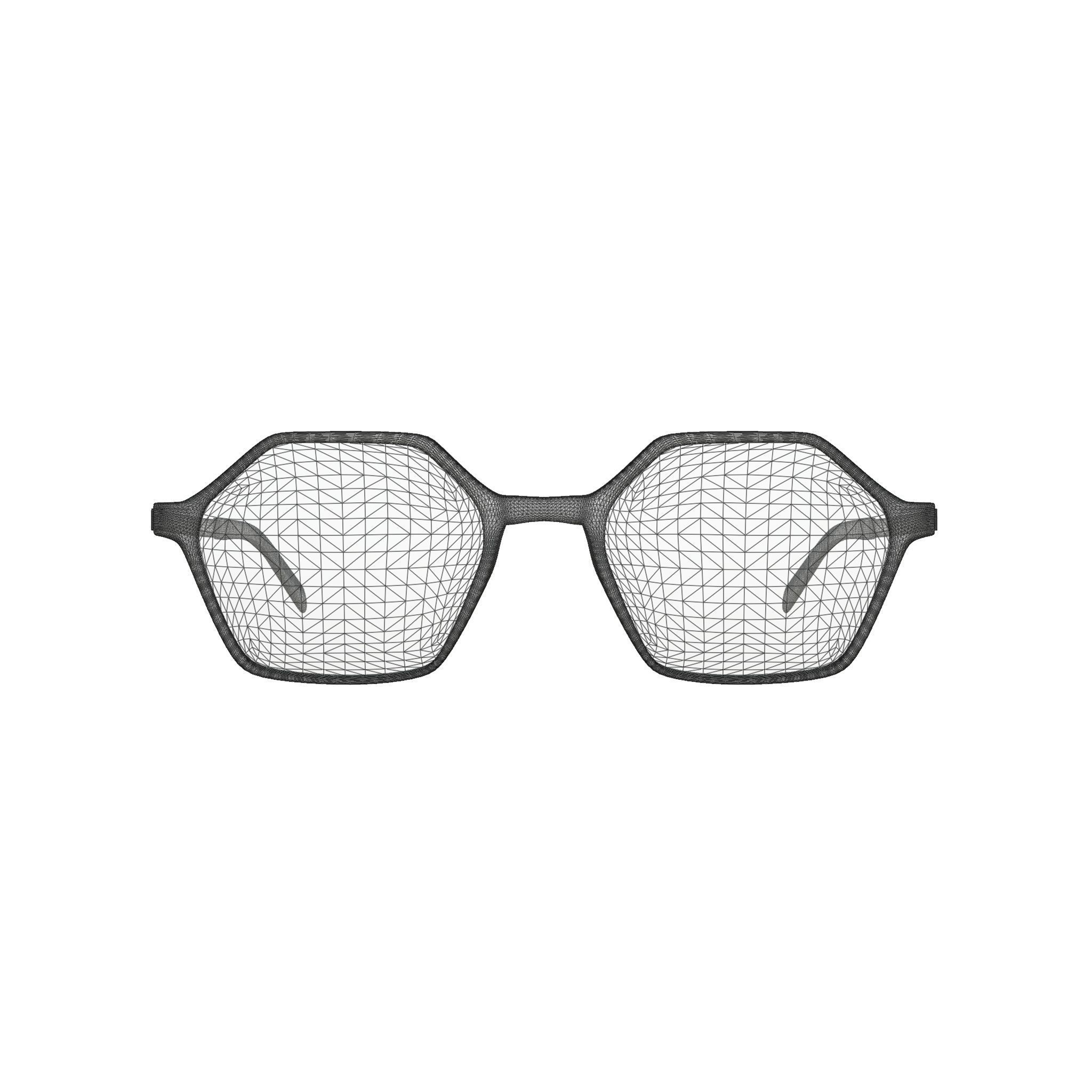 Eco - Gail Vanilla Glasses Low-poly 3D model_6