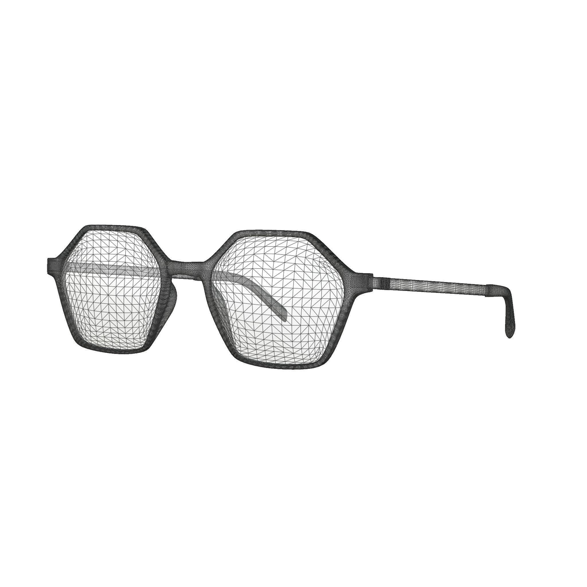 Eco - Gail Vanilla Glasses Low-poly 3D model_4