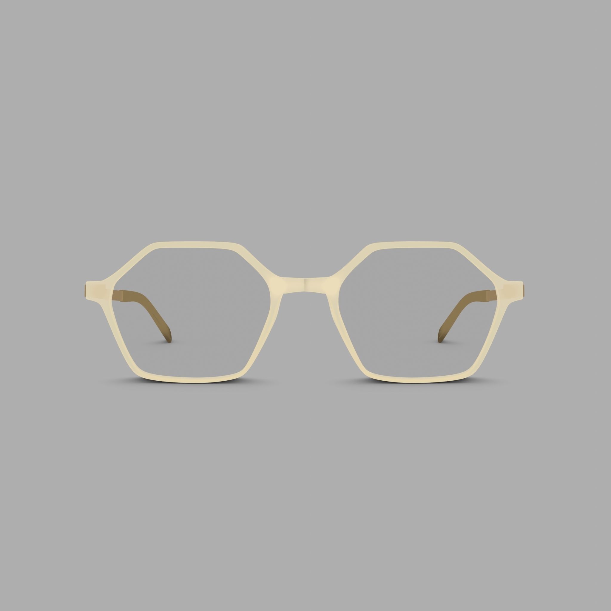 Eco - Gail Vanilla Glasses Low-poly 3D model_2