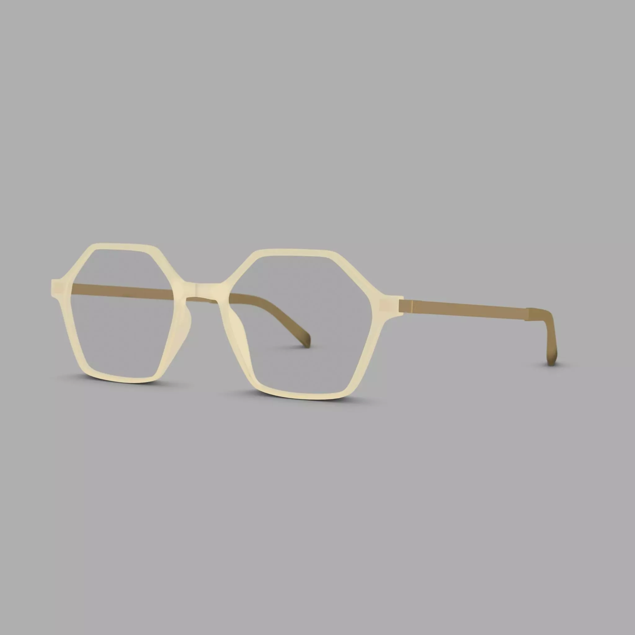 Eco - Gail Vanilla Glasses Low-poly 3D model_0