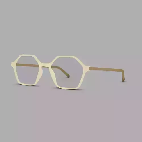 Eco - Gail Vanilla Glasses Low-poly 3D model