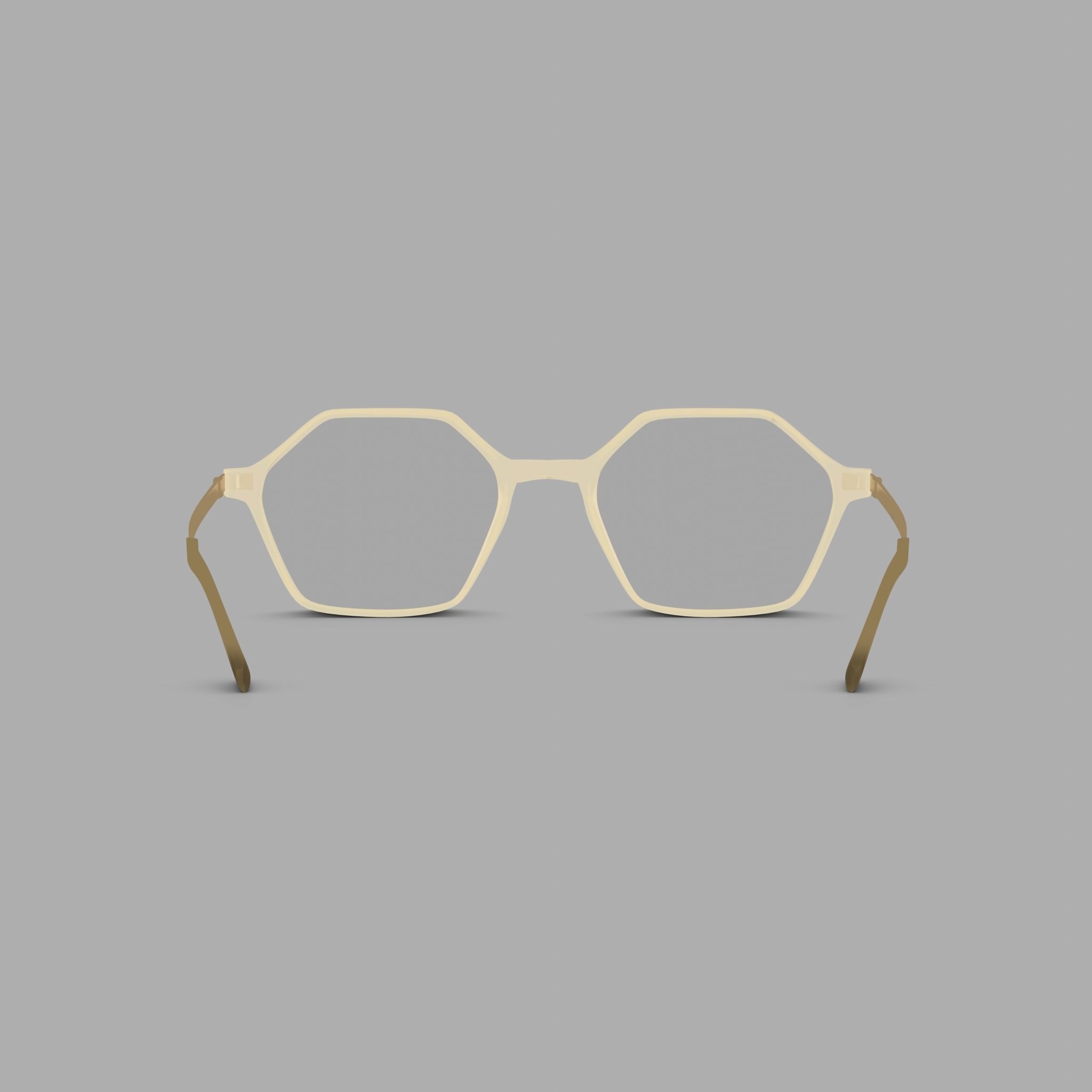 Eco - Gail Vanilla Glasses Low-poly 3D model_1