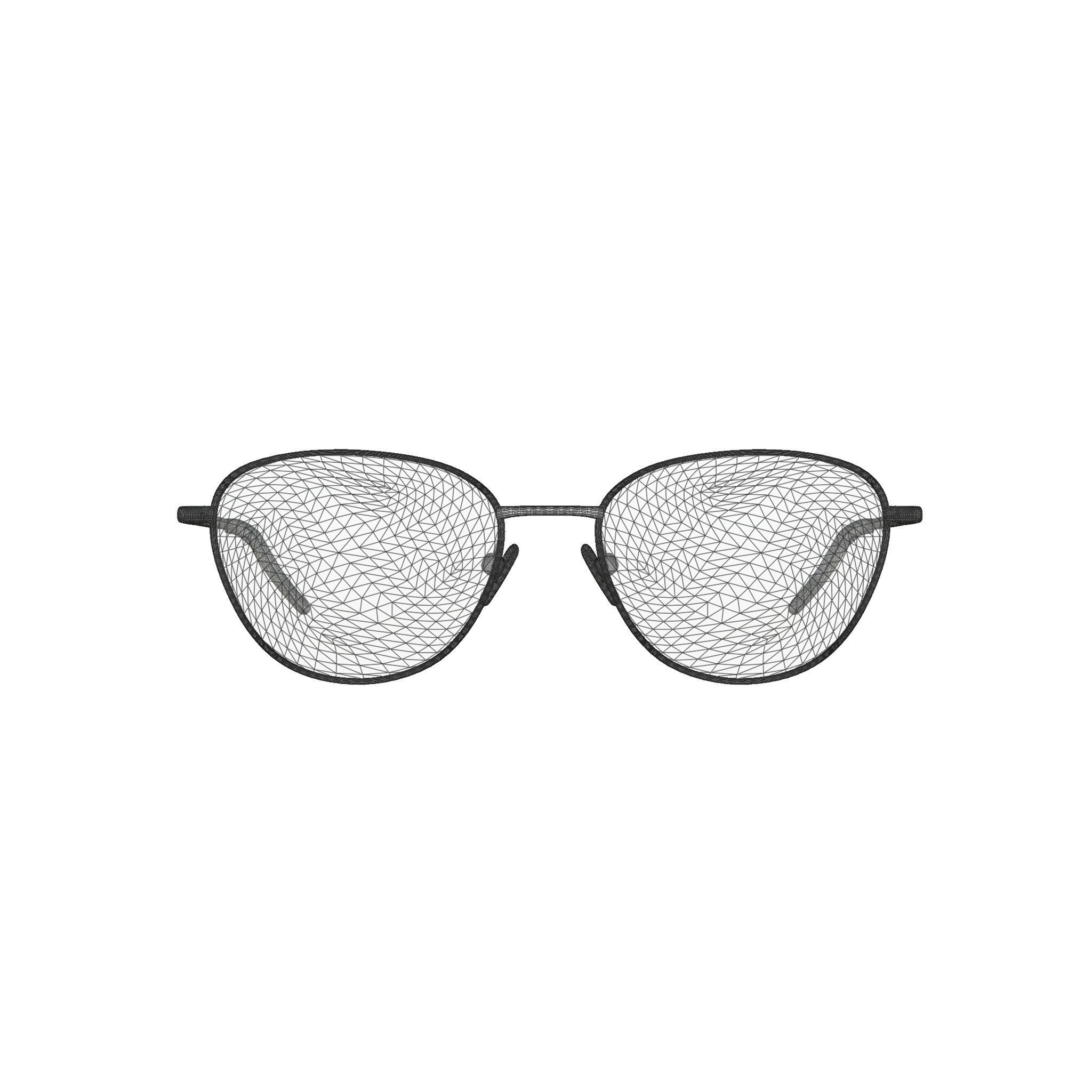 Eco - Manila Lavander Gold Glasses Low-poly 3D model_6