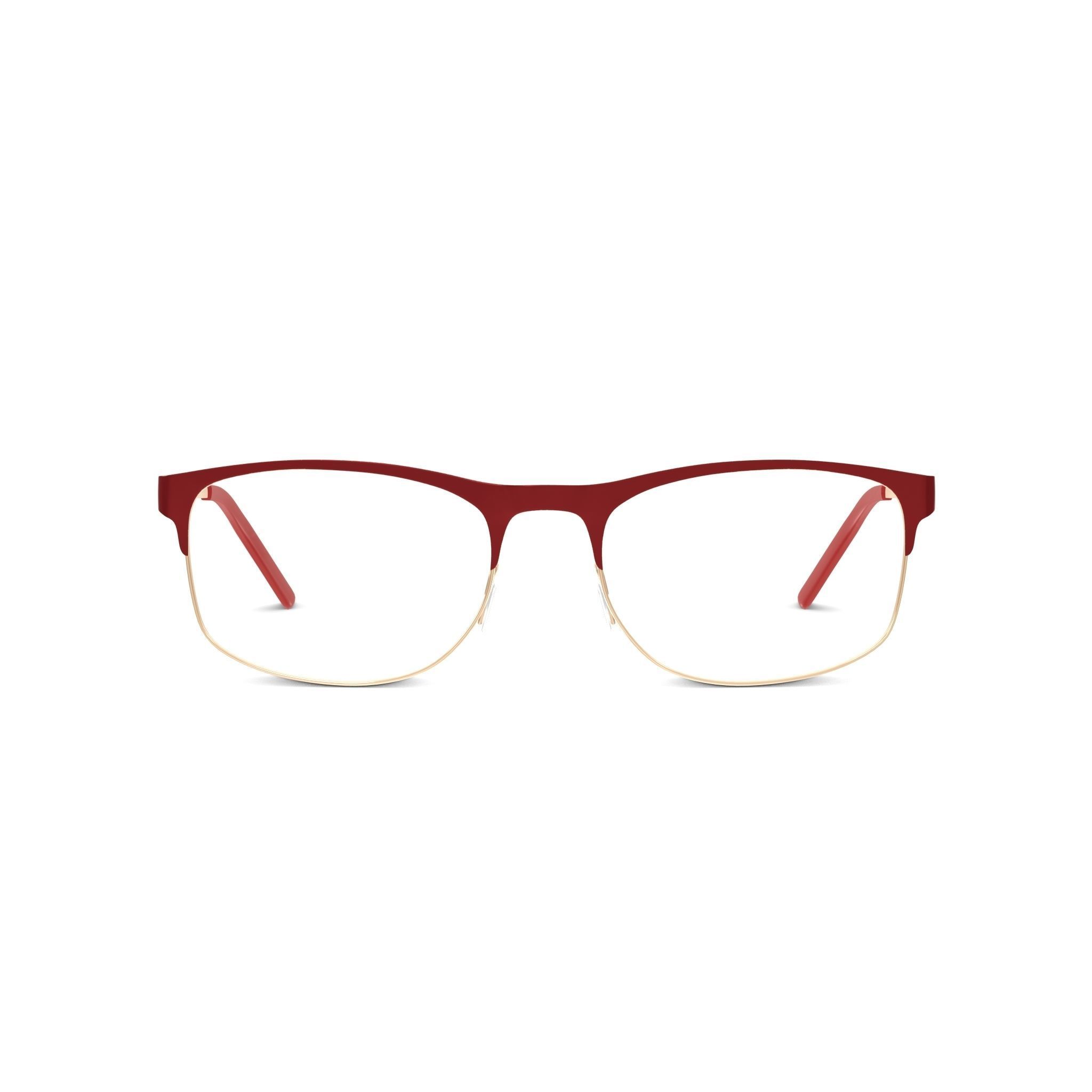Eco - Maya Matte Burgundy Glasses Low-poly 3D model_2