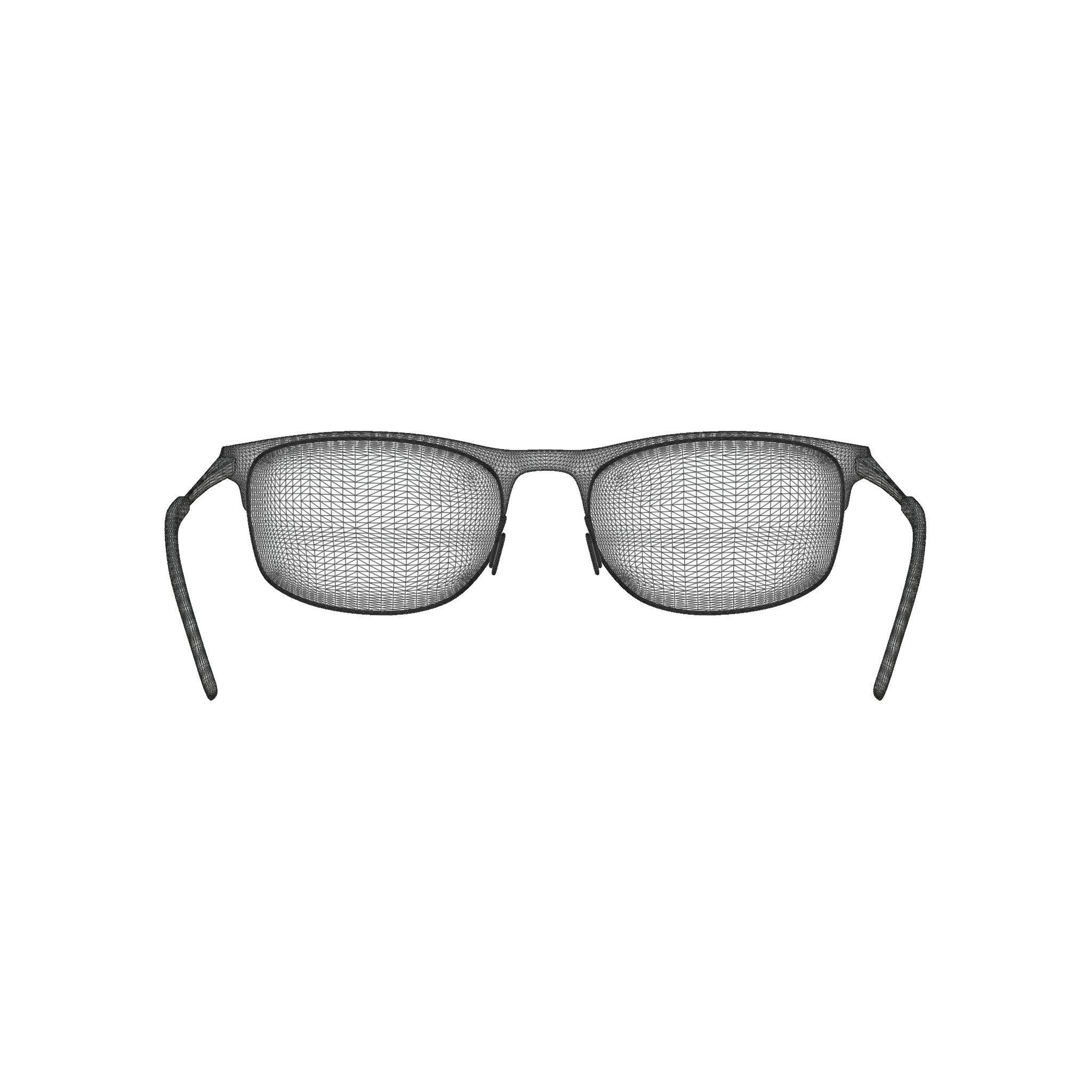 Eco - Maya Matte Burgundy Glasses Low-poly 3D model_6