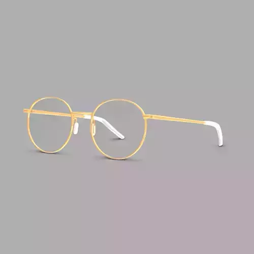 Eco - Naples Pink Rose Gold Glasses Low-poly 3D model