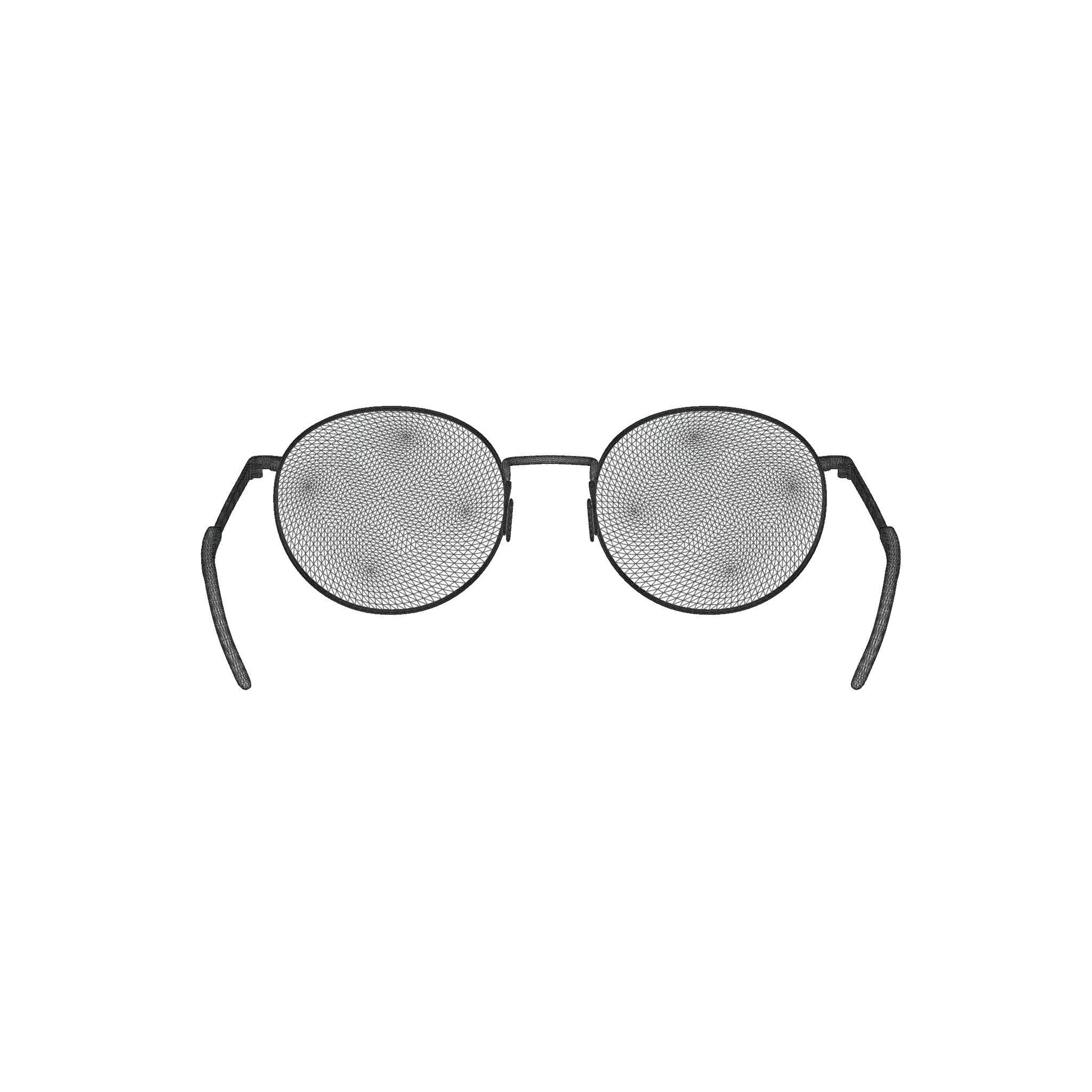 Eco - Naples Pink Rose Gold Glasses Low-poly 3D model_6