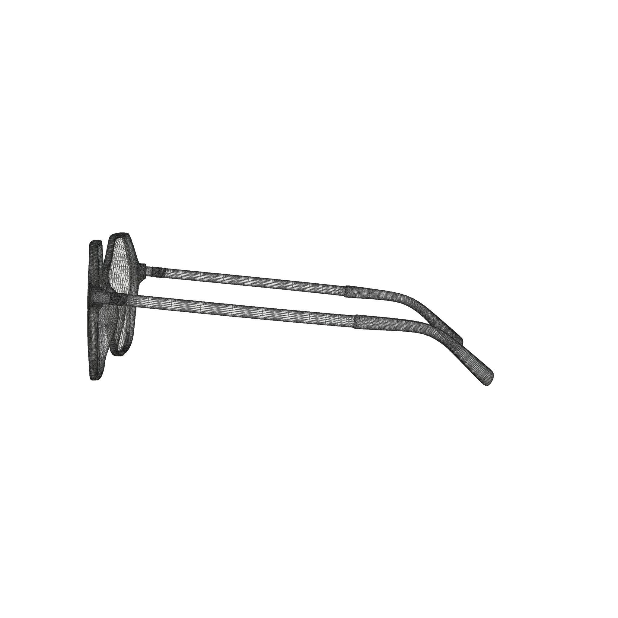 Eco - Gail Pink Coral Glasses Low-poly 3D model_8
