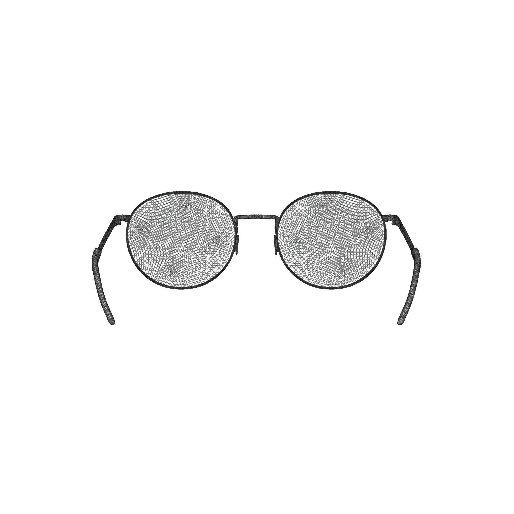 Eco - Naples Navy Gold Glasses Low-poly 3D model_5