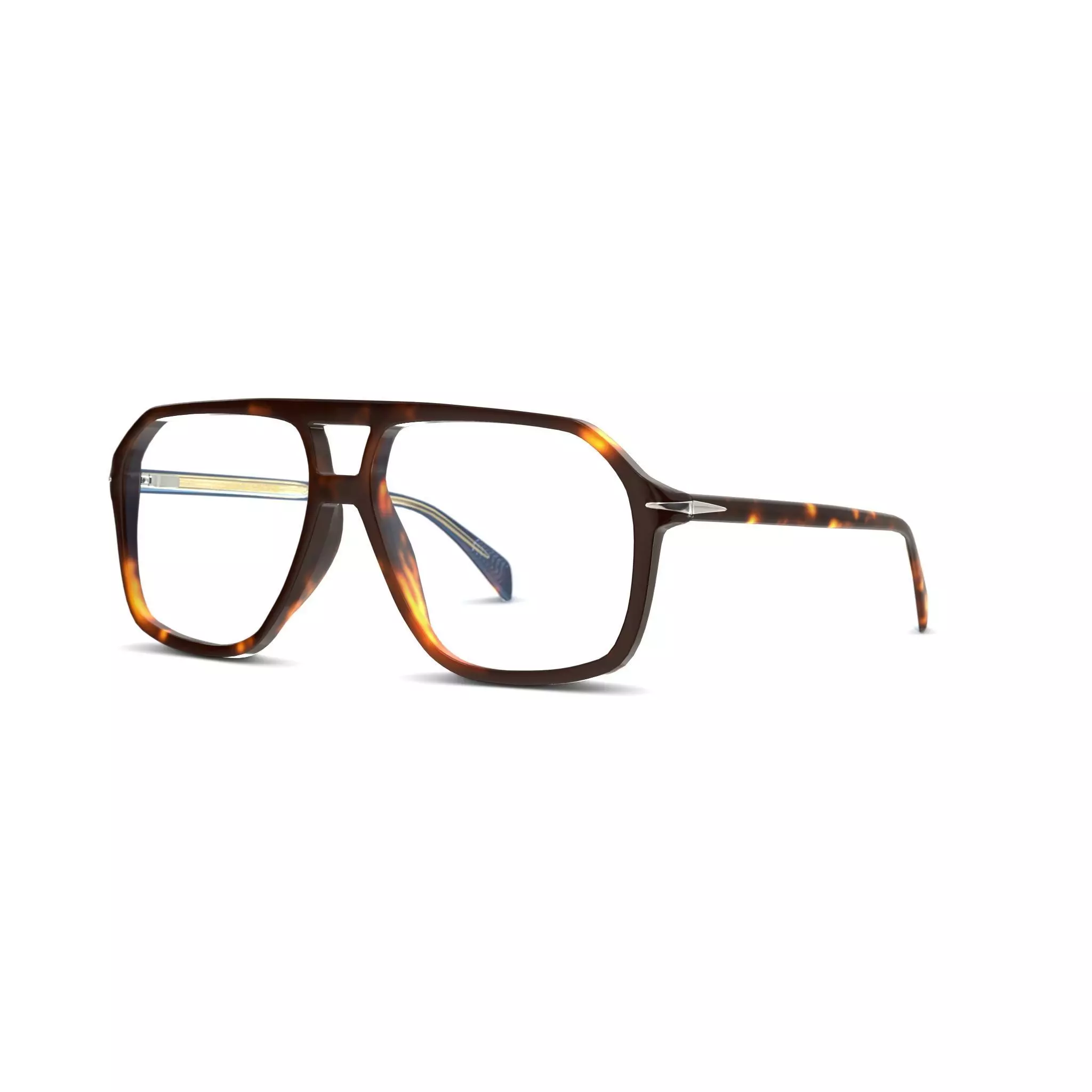 David Beckham - DB7018 Glasses Low-poly 3D model