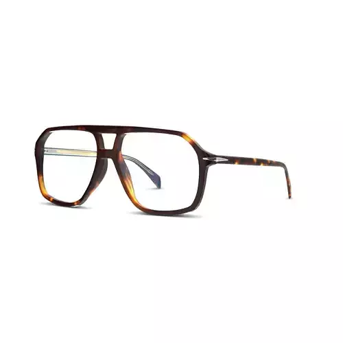 David Beckham - DB7018 Glasses Low-poly 3D model