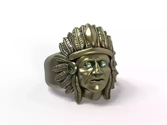 Indian Ring - Anillo Indio 3D print model