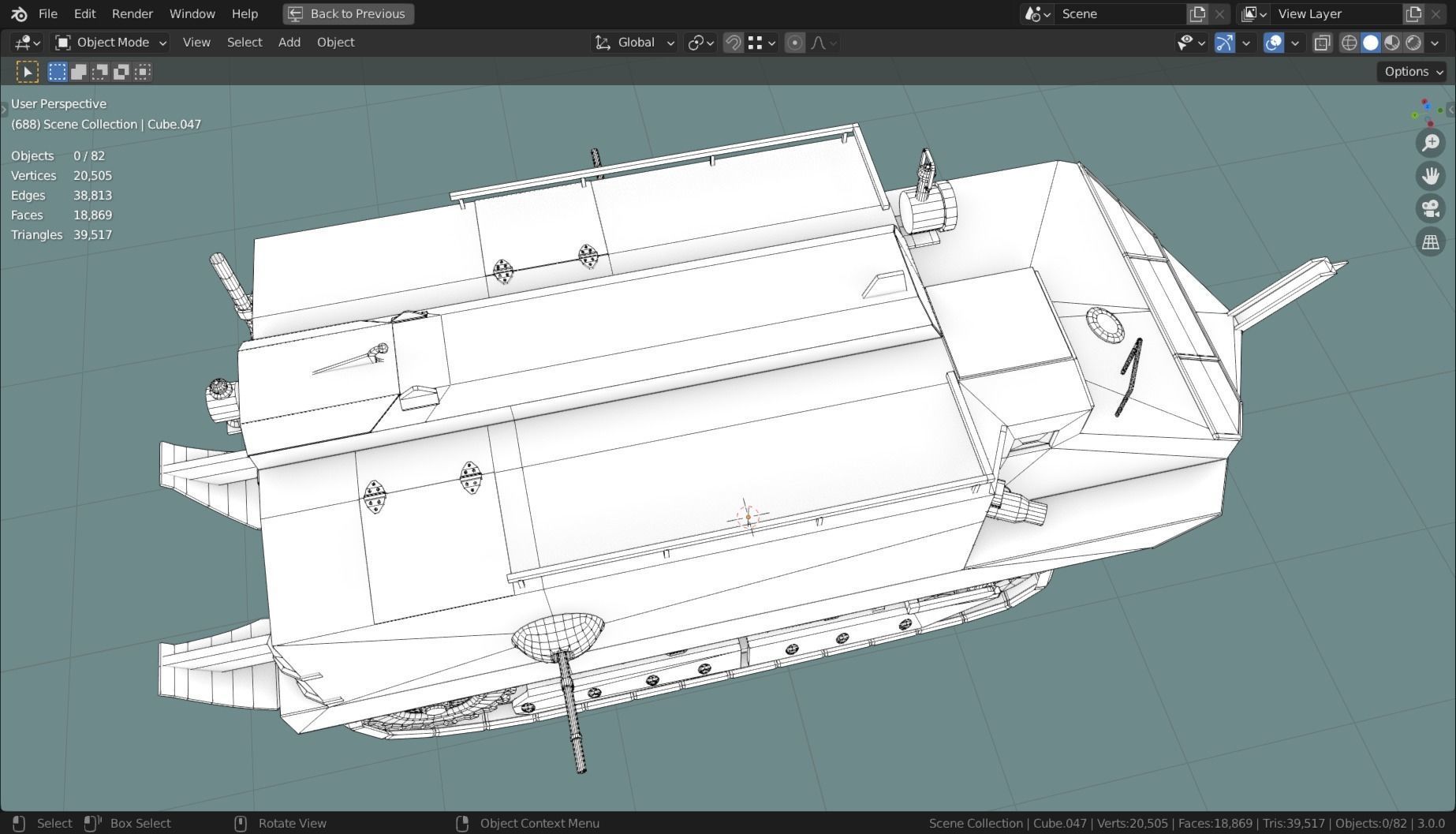 Shneider CA TANK BASE MESH  Low-poly 3D model_14