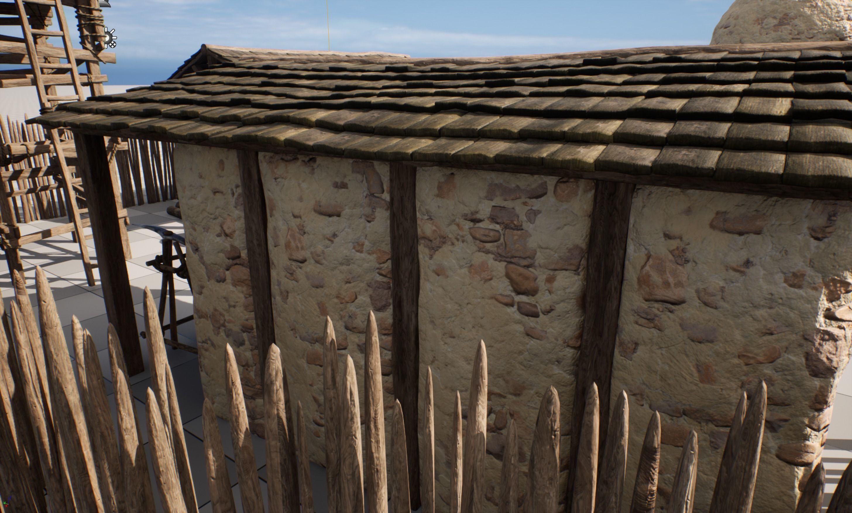 AoM Greek Settlement Remake Low-poly 3D model_16