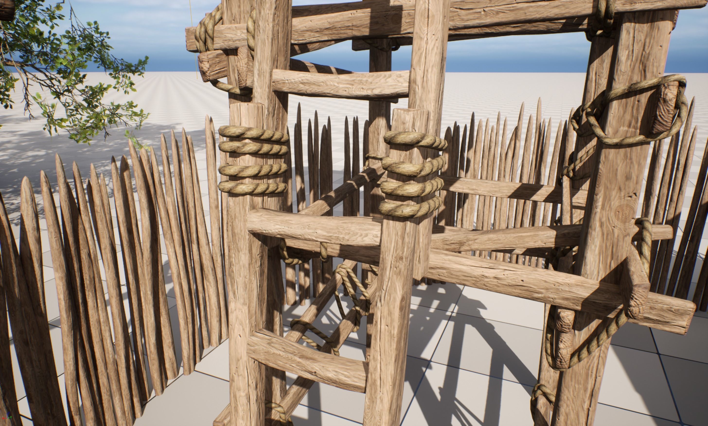 AoM Greek Settlement Remake Low-poly 3D model_17