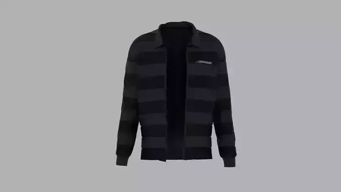 Jacket striped person for sims