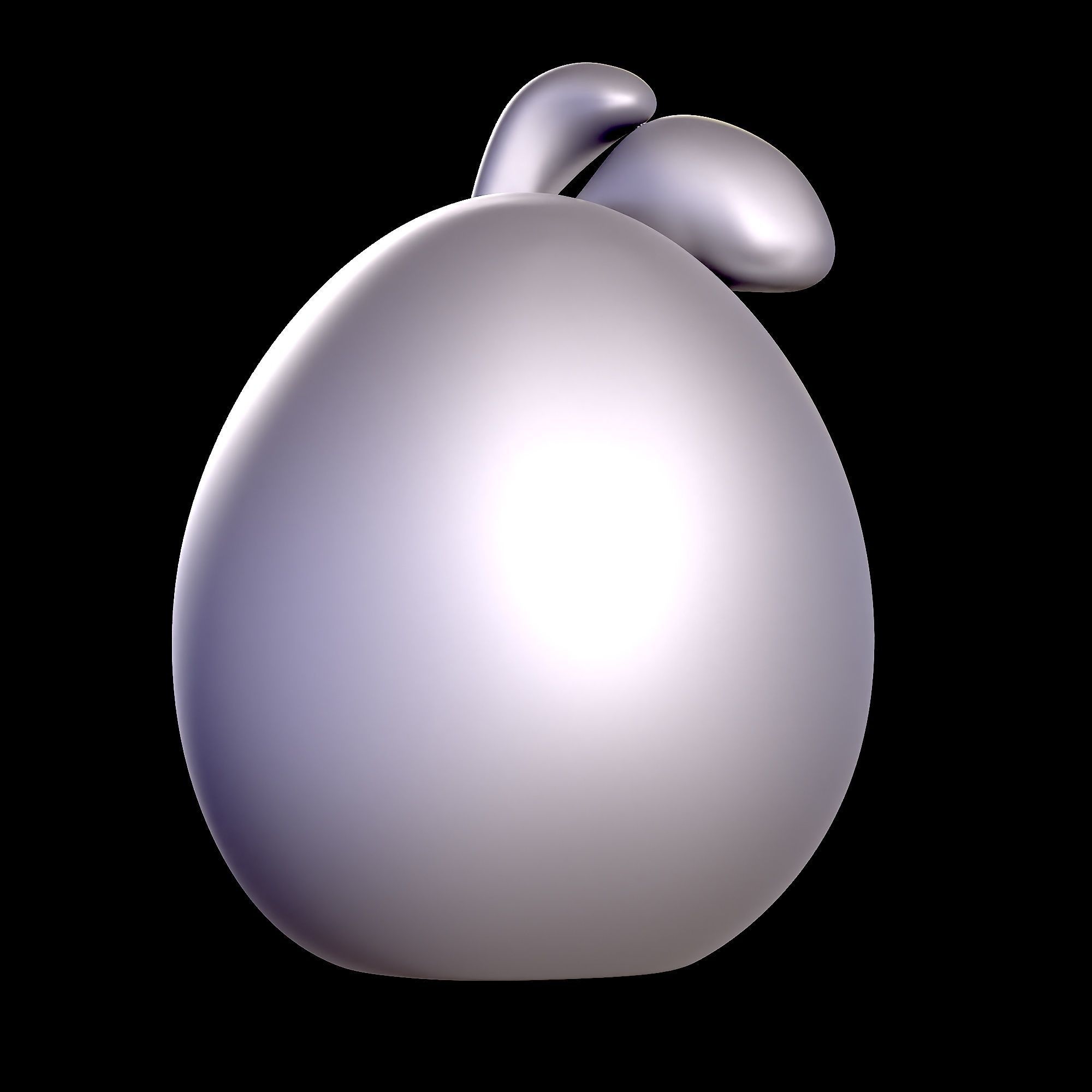 Blue-Angry Bird 3D print model_3