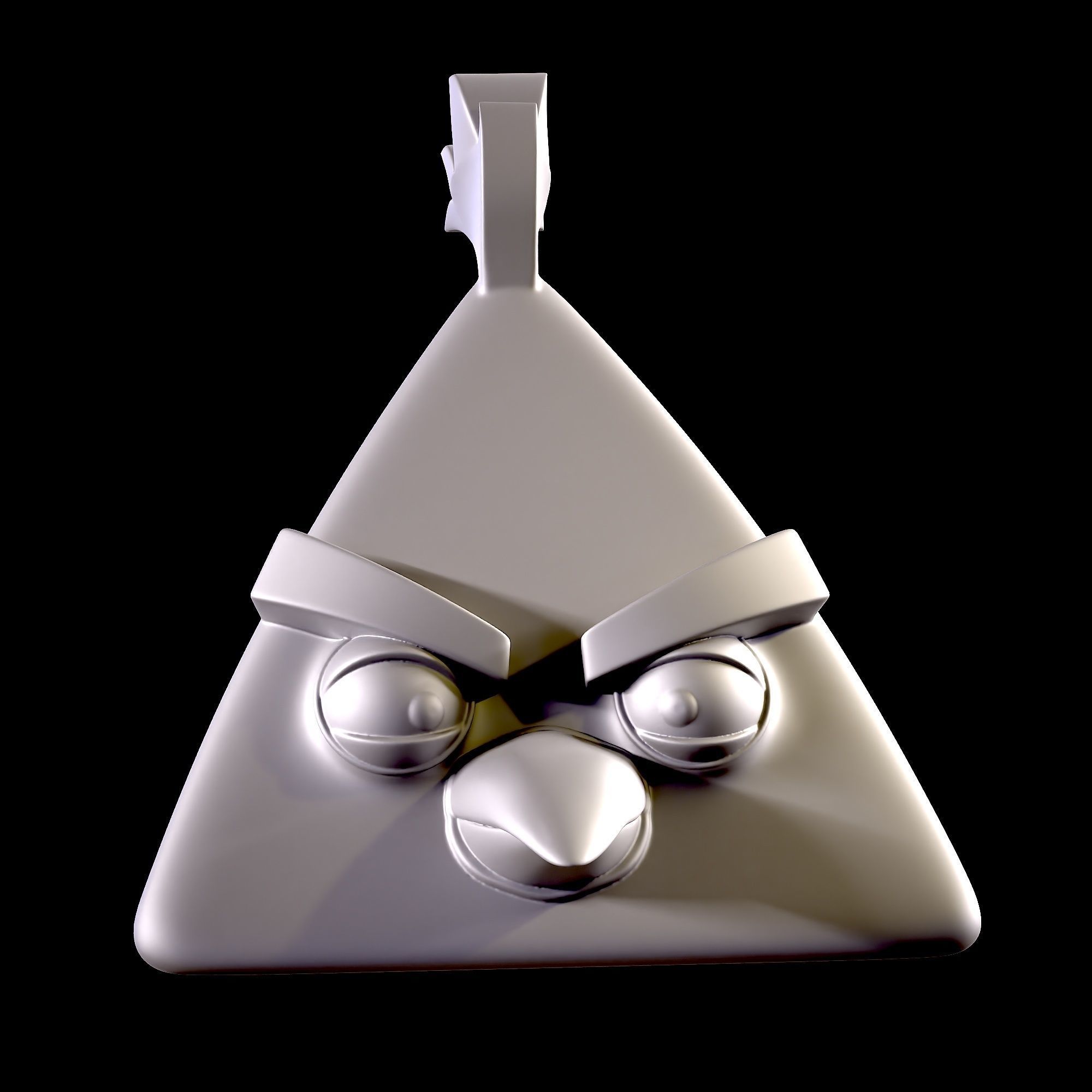 Chuck-Angry Bird 3D print model_1