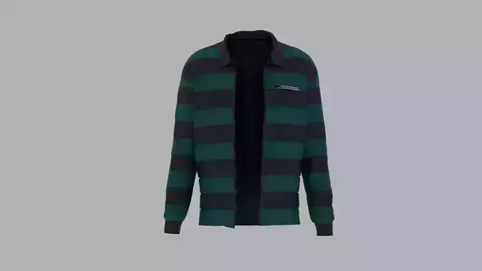 Jacket striped person for sims