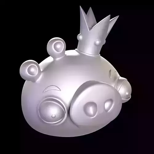Leader Pig-Angry Nird 3D print model