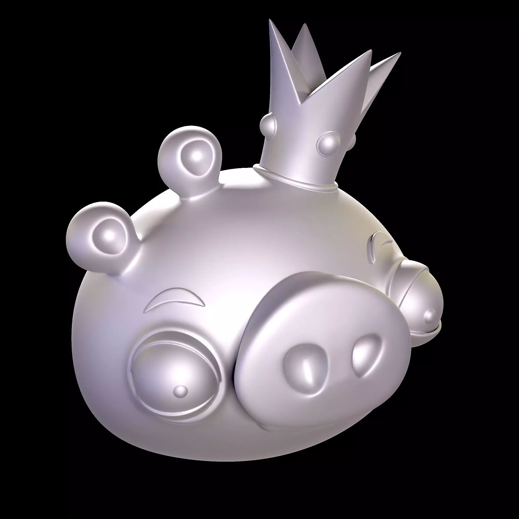 Leader Pig-Angry Nird 3D print model
