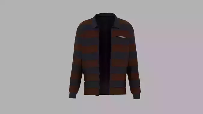 Jacket striped shirt