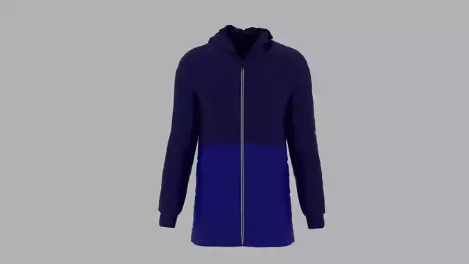 Jacket hoodie with zipper