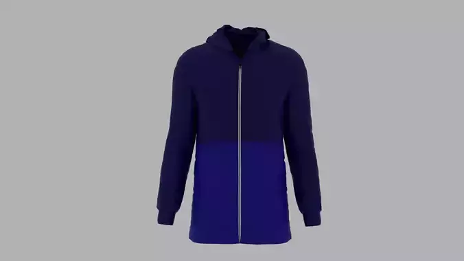 Jacket hoodie with zipper