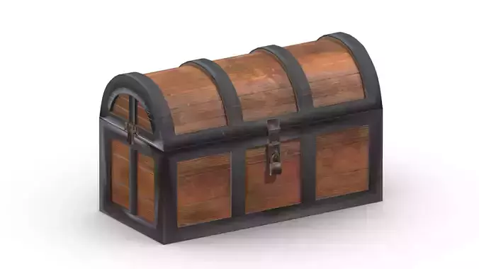 Treasure Chest Box 07 Low Poly PBR Realistic Low-poly 3D model Treasure Chest Box 07 Low Poly PBR Realistic Low-poly 3D model