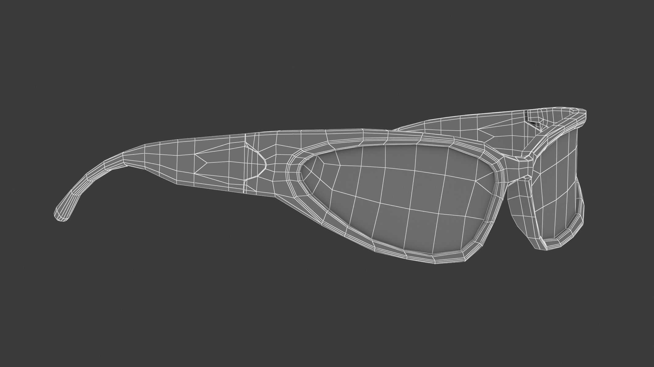 Wrap sunglasses 3D model_12