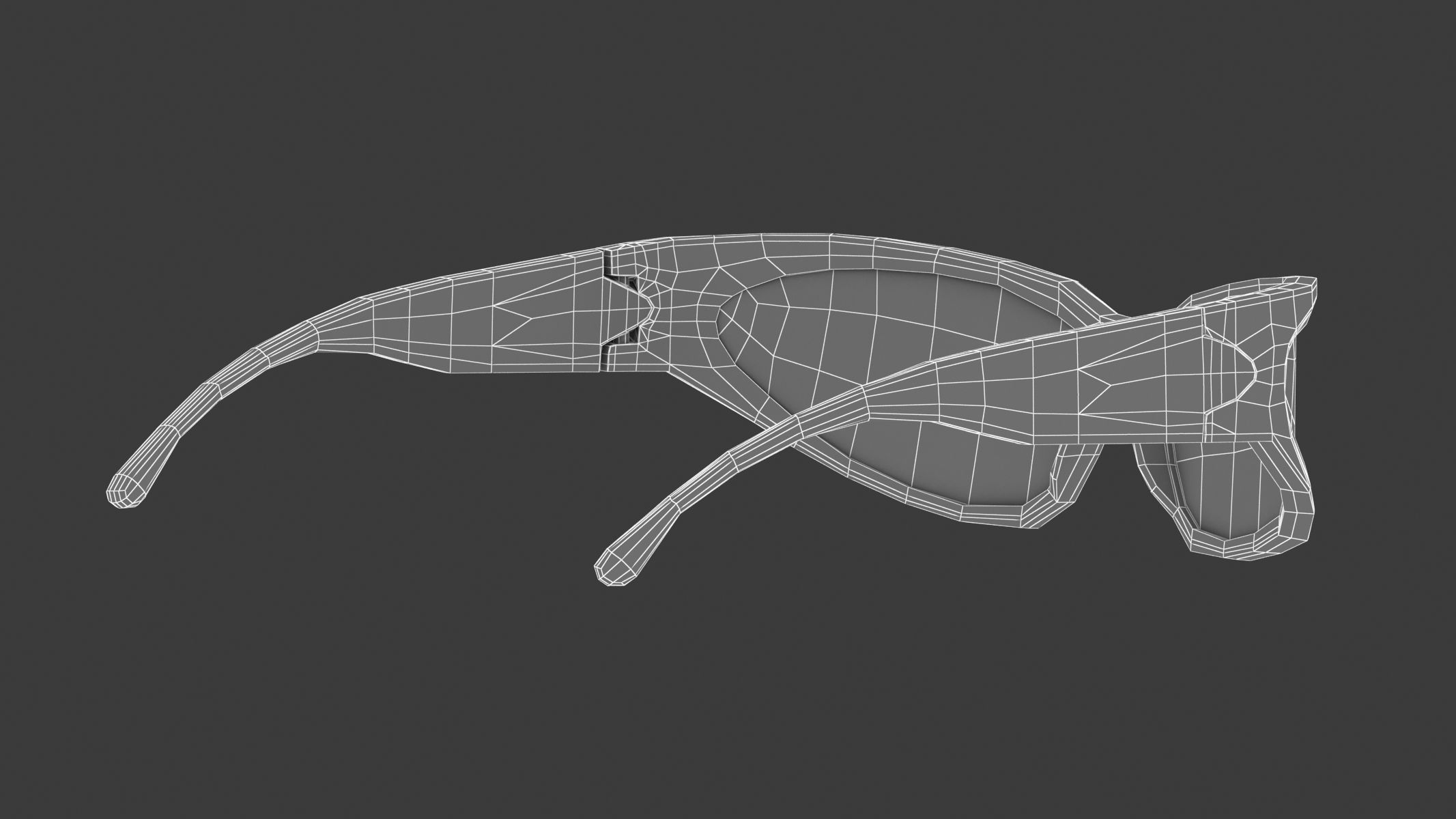 Wrap sunglasses 3D model_14