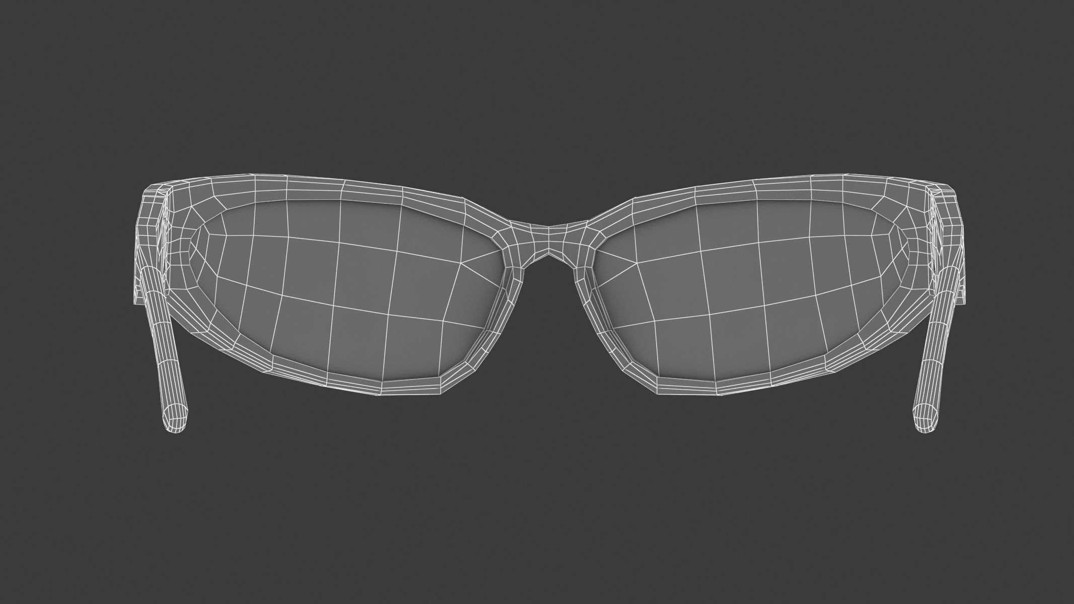 Wrap sunglasses 3D model_15