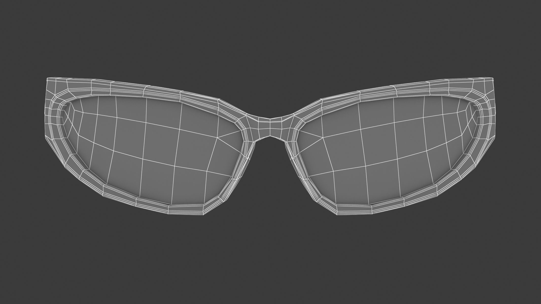 Wrap sunglasses 3D model_11