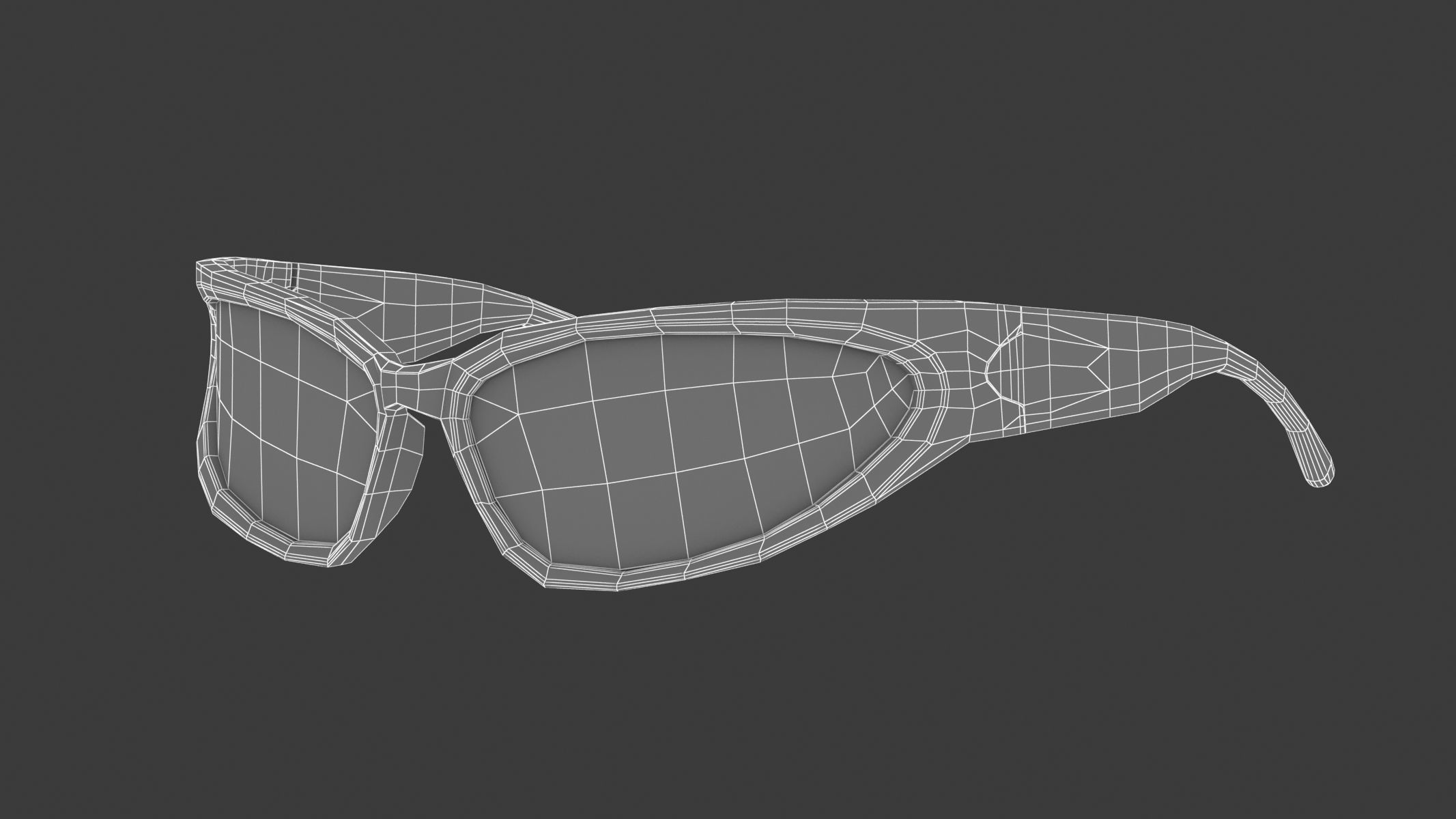 Wrap sunglasses 3D model_18