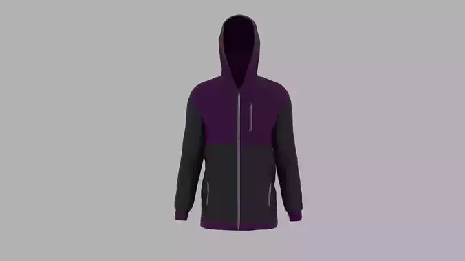 Jacket zip up hoodie