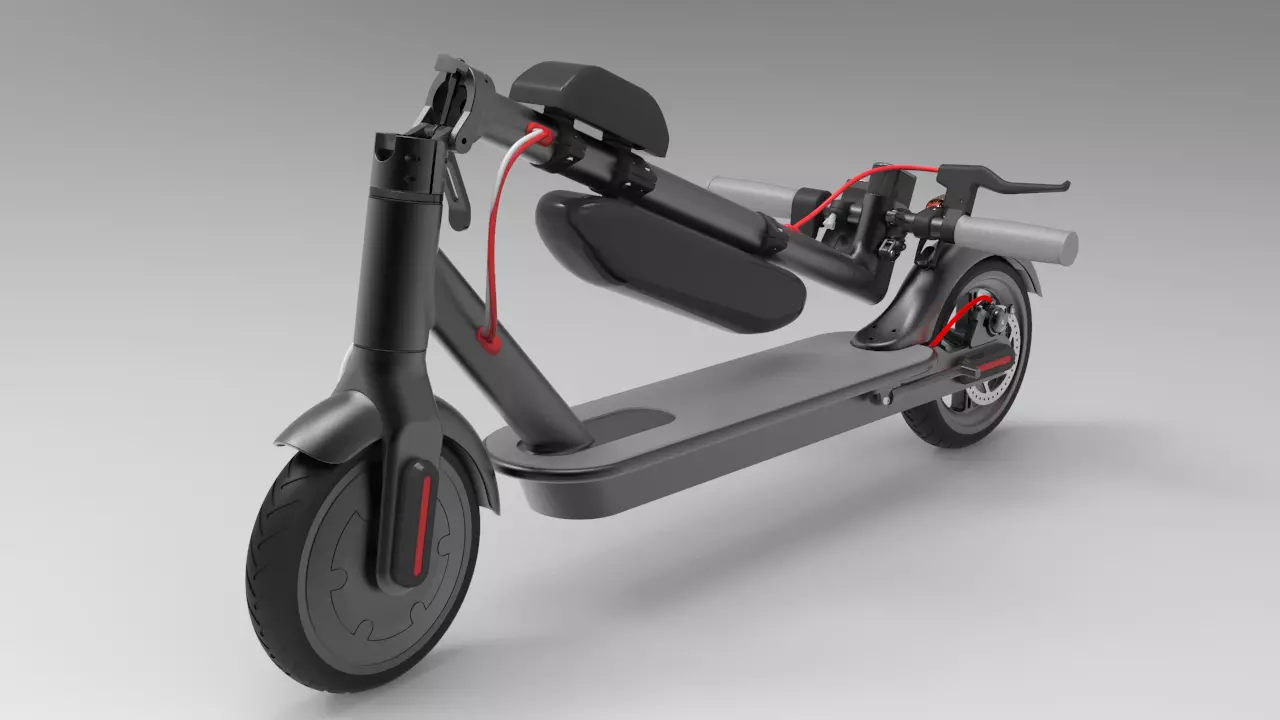 Electric Scooter Xiaomi Mijia 3D model_0