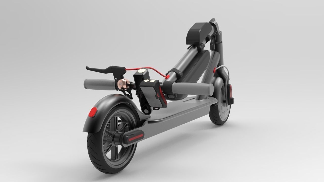 Electric Scooter Xiaomi Mijia 3D model_1
