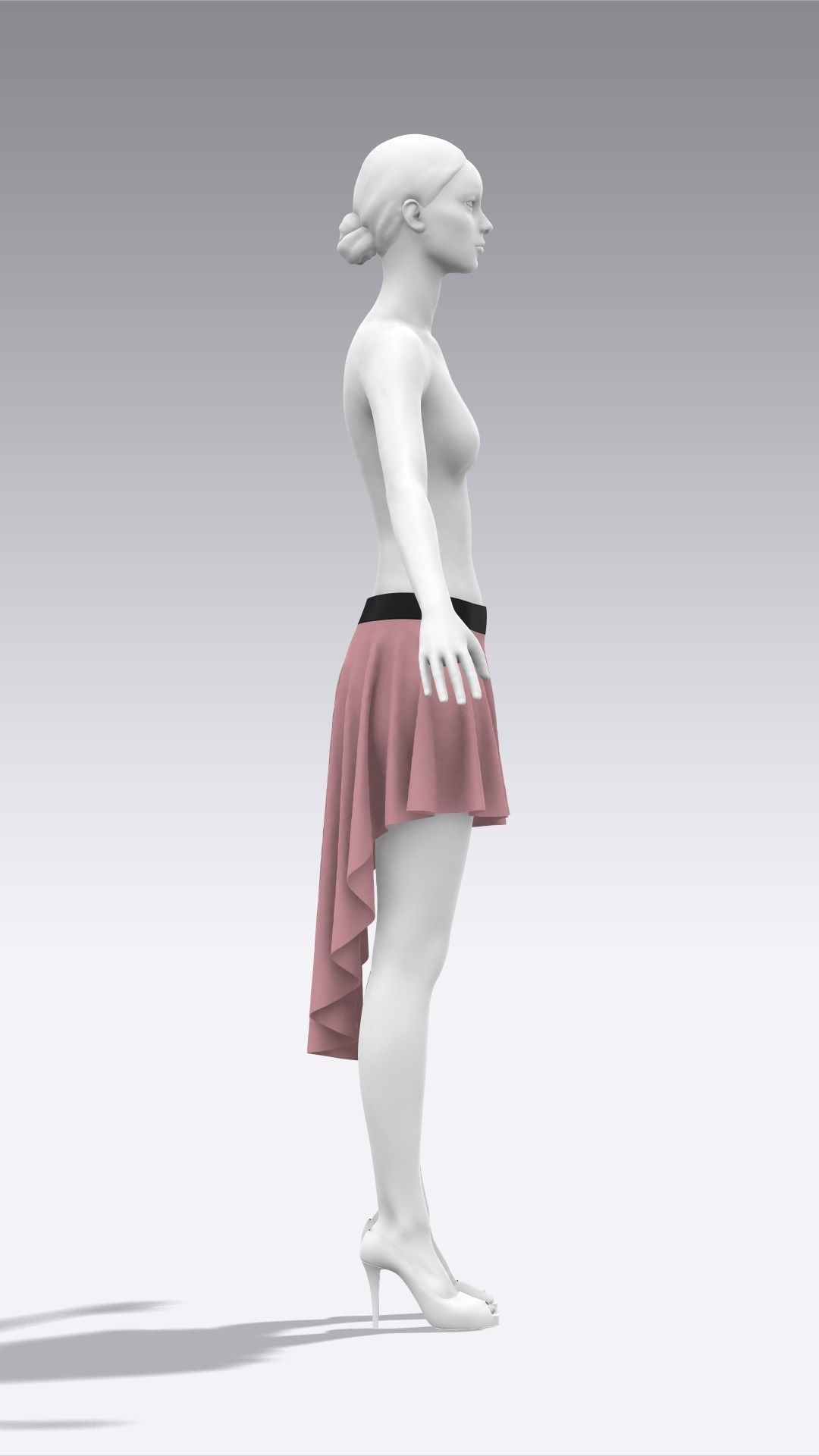 Skirt Outfits MD CLO 3D zprj project files 3D model 3D model_92