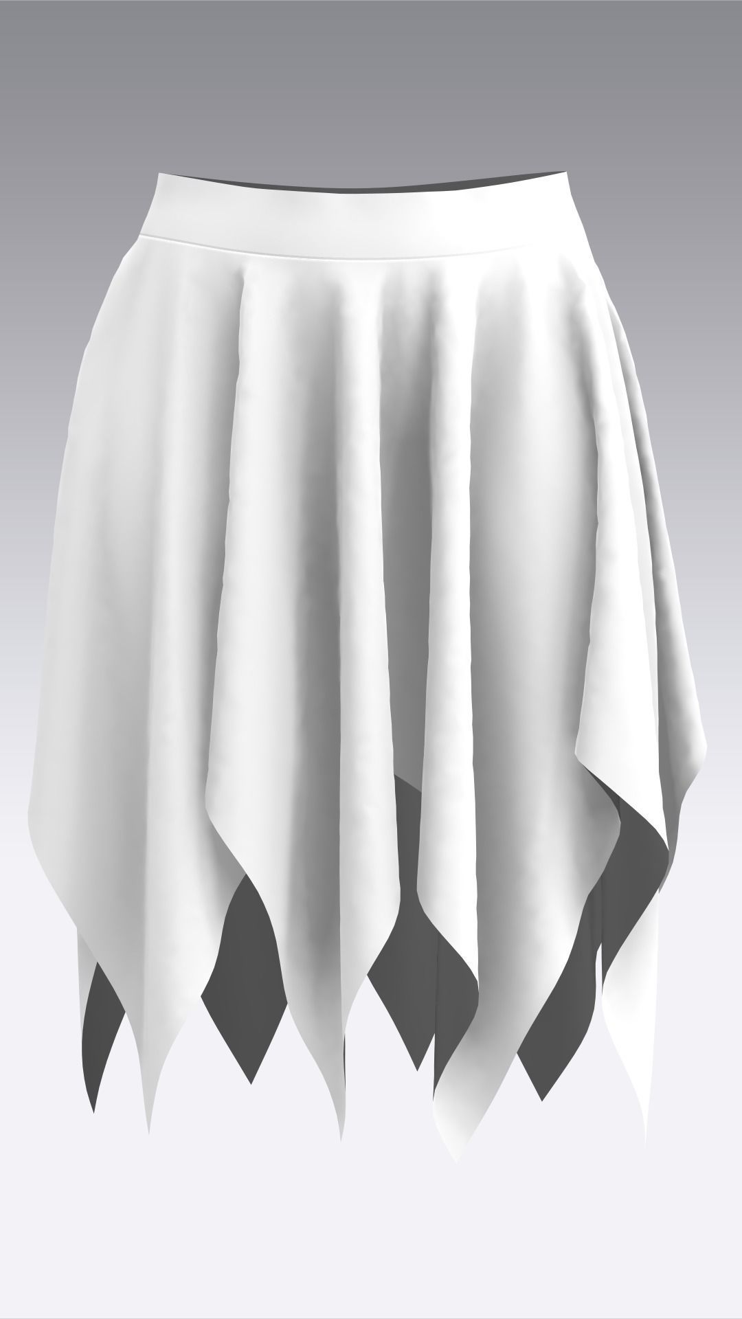 Skirt Outfits MD CLO 3D zprj project files 3D model 3D model_58