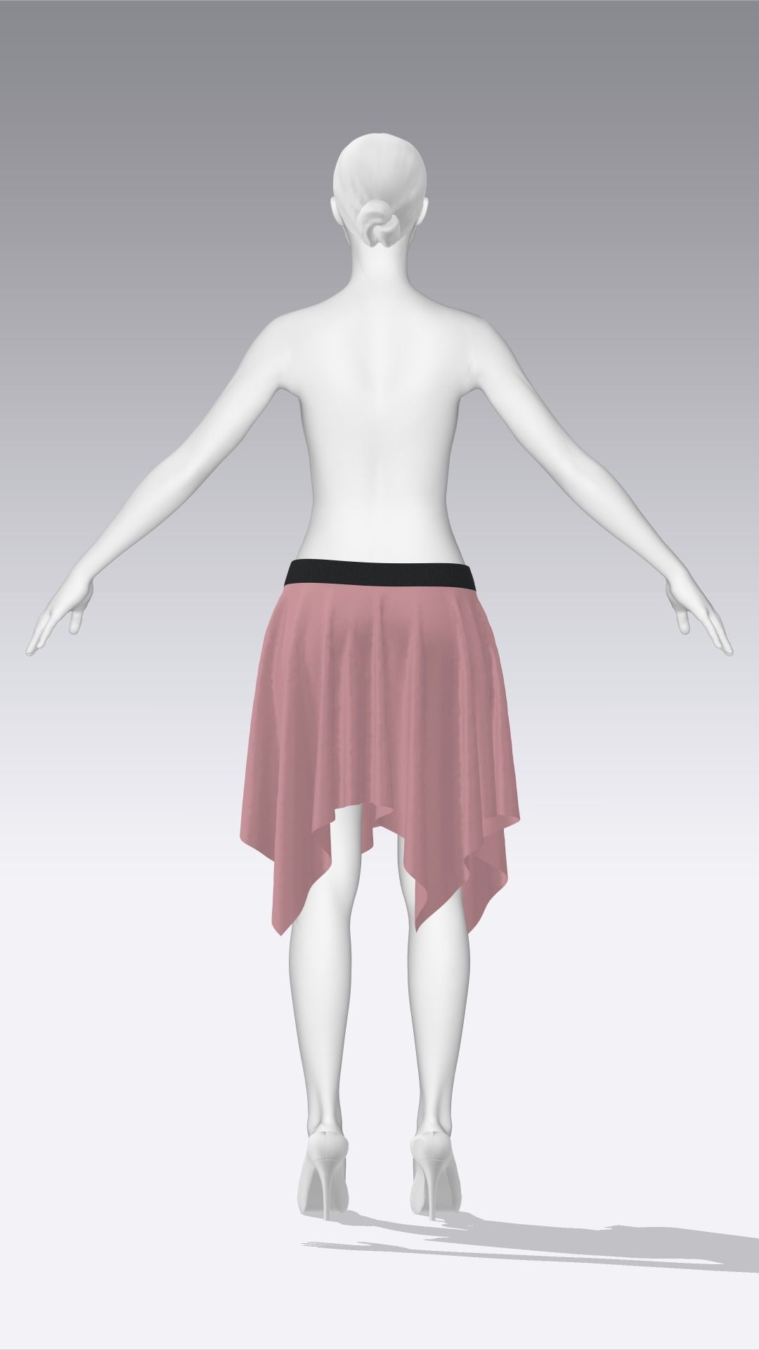 Skirt Outfits MD CLO 3D zprj project files 3D model 3D model_106