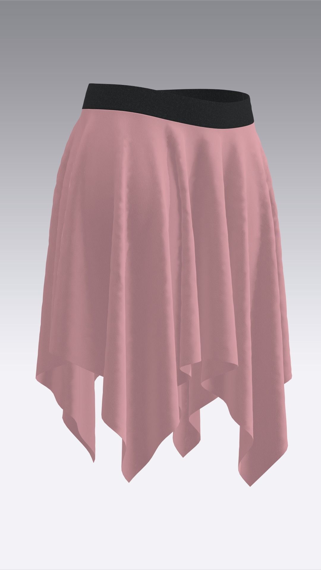 Skirt Outfits MD CLO 3D zprj project files 3D model 3D model_30