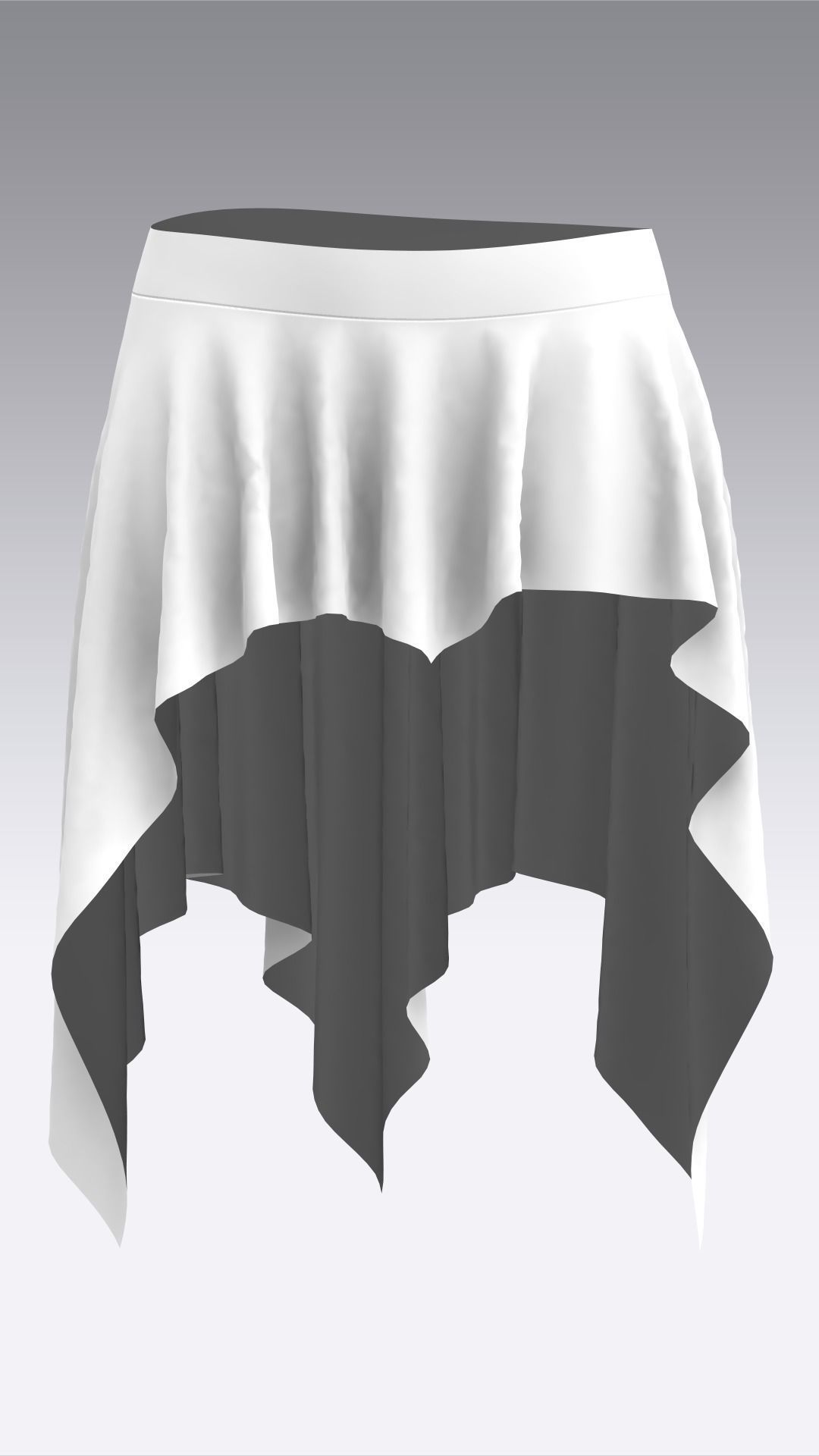 Skirt Outfits MD CLO 3D zprj project files 3D model 3D model_76